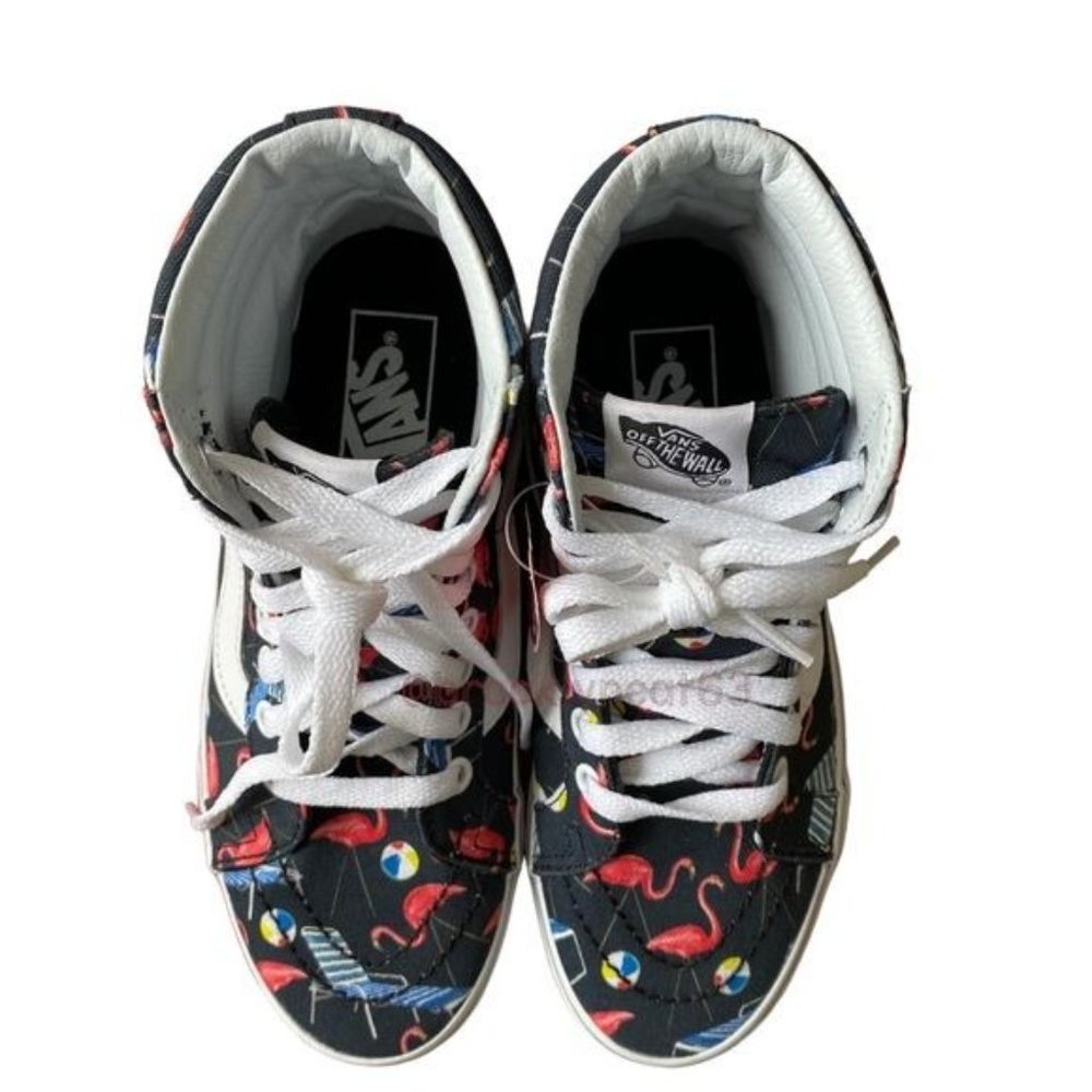 Vans Sk8 High Sneaker Black Reissue Pool Vibes 5.5, 4 - Picture 7 of 15